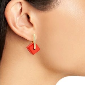 Open Edit NWOT Red/Gold Earrings